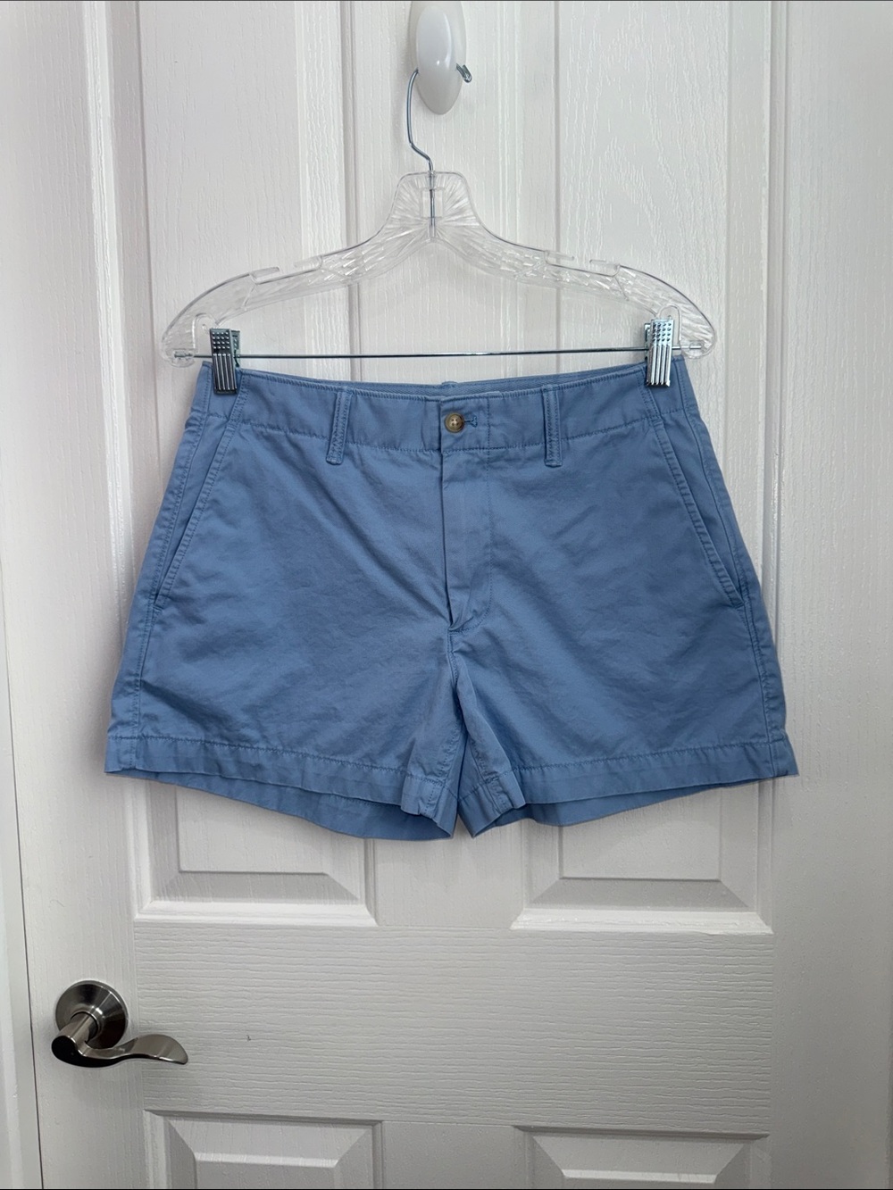Polo Ralph Lauren Pastel Blue Cotton Bermuda Shorts - Size 2 - Like New